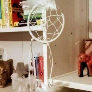 Handcrafted White Small Dream Catcher
