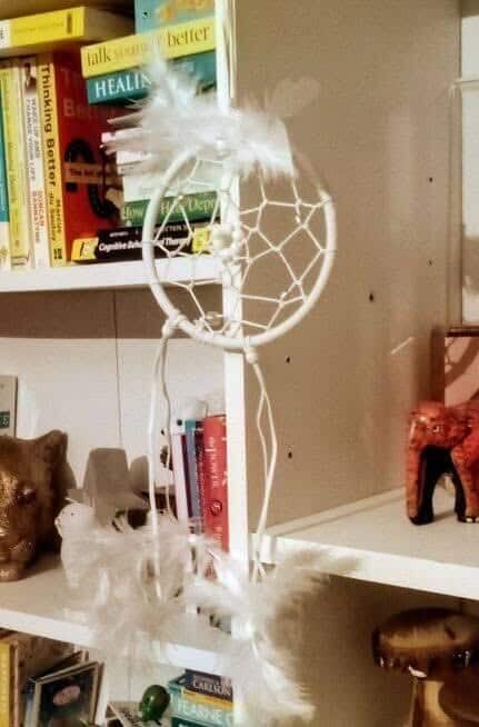 Handcrafted White Small Dream Catcher