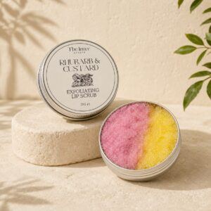Rhubarb & Custard Exfoliating Lip Scrub for Smooth and Soft Lips