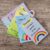 Set of 4 Grounding Technique Wallet Card with Affirmations – Thin Aluminium