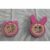 Necklaces, Bunny and Cat Mini Hoop Embroideries