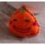 Cute Pumpkin Brooch, Hand embroidered