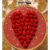 Hanging Red Heart Decoration, Valentines Hoop Art