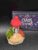 Hand-Painted Mushroom and Rose Quartz Patio Decor for Indoor Decoration