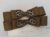 Brown Giraffe Print Double-Layered Grosgrain Hair Bow Set hair ties