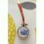 Perfectly imperfect, Mini Butterfly Hoop Embroidery Pendant on Liberty spaghetti ribbon, only 1 available