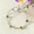 Multi-coloured Bead & Chain Bracelet With Decorative Toggle Clasp
