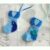 Set of 2 Mini Stocking Felt Christmas Decorations