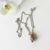Carnelian & Polymer Clay Pendant With Stainless Steel Chain