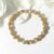Beige & Cream Mother of Pearl Stretch Bracelet