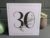 30th Birthday Leaf Stem Milestone Card – Hand-Drawn Minimal Botanical Stem Design