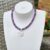 Amethyst Choker Necklace with Adorable Charms – Handmade Jewellery