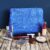 Batik Sunshine Zipper Bag – Handcrafted Indigo Pouch for Makeup Toiletries Art And Craft Supplies