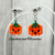 Little Pumpkins – Handcrafted Bead work Earrings – Halloween Earrings – Drop Earrings – Brick Stitch – Bead work – Pumpkin Earrings – Cute Earrings – Cute Halloween Earrings – Alternative.