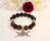 Pagan Pentagram Black Onyx and Mixed Semi Precious Beaded Bracelet – Strength & Spiritual Protection