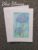 Blue Blooms – single blank greeting card with envelope