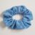 Blue Ditsy Floral Cotton Scrunchie – Handmade Hair Tie UK