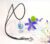Blue Dried Flower in Glass Globe Necklace – Handcrafted Jewelry