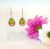 Boho Flower Teardrop Hippie Chic Rhodium Plated Earrings with 925 silver wires (5 designs)