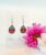 Boho Flower Teardrop Hippie Chic Rhodium Plated Earrings with 925 silver wires (5 designs)