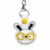 Bunny Face Keyring With Glasses – Cute Rabbit Gift
