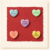 Pastel Heart Keepsake Card – Handmade Detachable Polymer Clay Heart Tokens by Lollygag