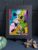 Colour Patch Mosaic, original (not a print) contemporary artwork in black mount