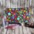 Colourful Button Zipper Pouch – Medium Size Pencil Case Makeup Bag And Craft Supply Organiser