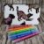 Colourful Dog Print Zipper Pouch – Medium Size Makeup Bag Pencil Case And Travel Organiser for Dog Lovers