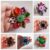 Colourful Fabric Flower Pin Brooches – Handmade Button Jewellery for Bold Outfits