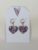 Heart Shaped Resin Earrings