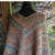 Soft Acrylic Yarn Poncho for Charity – One Size