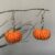 Handmade Crochet Pumpkin Earrings