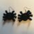 Handmade Crochet Spider Earrings – Unique Cotton Yarn Jewellery