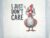 Charming ‘I Just Don’t Care’ Chicken Tote Bag