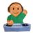 Disc Jockey DJ Gingerbread Character – Ready to Play the Tunes