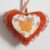 Double-Sided Floral Hanging Heart Decoration – Handmade Gift