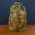 Eco-Friendly Reusable Gift Bag – Handmade Green Wildflower Meadows Drawstring Pouch