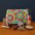 Floral Mandala Zipper Bag – Colourful Pouch for Makeup Toiletries Art And Craft Supplies
