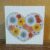 Handmade Embellished 6″ Flower-Filled Heart Card with Pretty Line Border