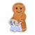 Gingerbread Character with Pet Dog – A Pawsome Gift for Dog Lovers