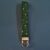 Green Star Print Wristlet Keyfob – Handmade Fabric Keyring Strap with Celestial Design