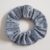 Grey Spotty Hair Scrunchie – Handmade Fabric Hair Bobble