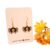 Halloween Black Spider Colourful Drop Earrings with 18K Gold Plated Wires