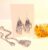 Halloween Skeleton Hands Jewellery Set with 925 Silver Wires and Stainless Steel Chain