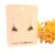 Halloween Pumpkin Drop Earrings with 925 Silver Wires