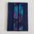 Handmade A5 Planner Zipper Pouch – Blue Tie Dye Cotton