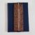 Handmade A5 Planner Zipper Pouch – Brown Swirl Cotton
