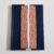 Handmade A5 Planner Zipper Pouch – Elastic Notebook Pen Holder in Peach Floral Print
