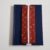 Handmade A5 Planner Zipper Pouch – Elastic Notebook Pen Holder in Rust Floral Print